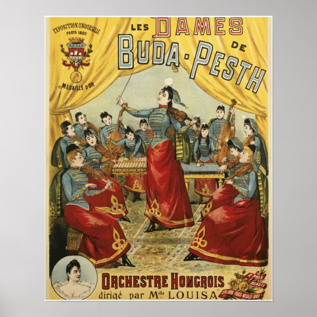 Affiche Exposition Universelle Paris 1889 (Devant)