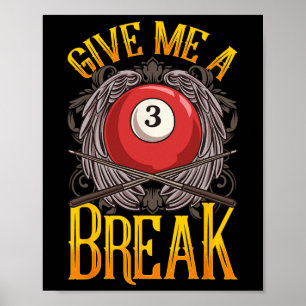 Affiche Express Billard Billard Plea