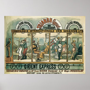 Affiche Express vintage d'Orient