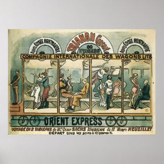 Affiche Express vintage d'Orient