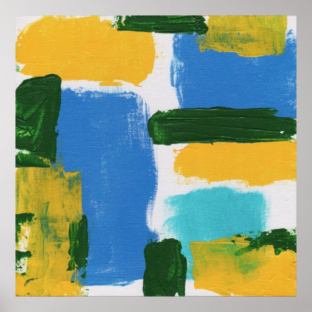 Affiche Expression Abstraite #3 par Michael Moffa (Devant)