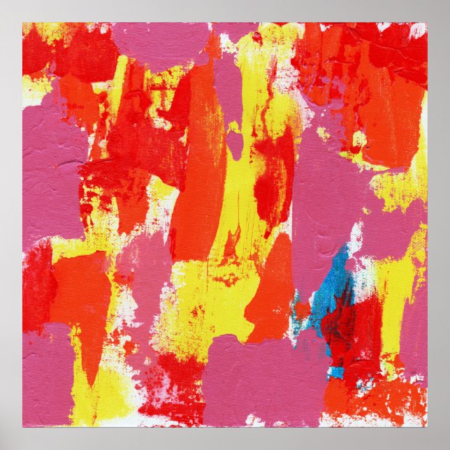 Affiche Expression Abstraite #7 par Michael Moffa (Devant)