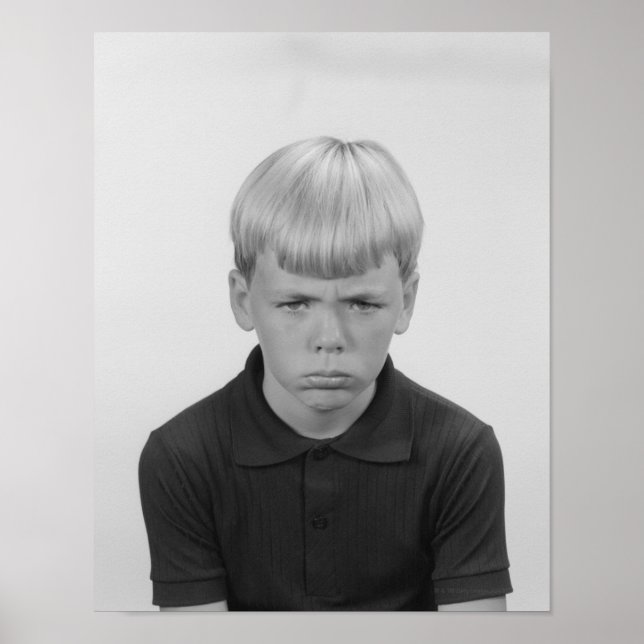 Affiche Expression de Boy Facial (Devant)