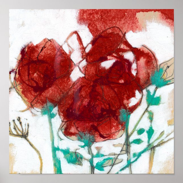 Affiche Expression Fleur I (Devant)