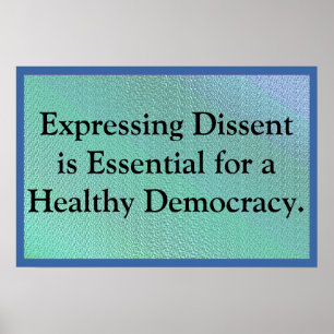 Affiche Exprimer la dissidence
