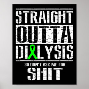Affiche Exta Dialyse Ne me demande pas feuille Patient s'a