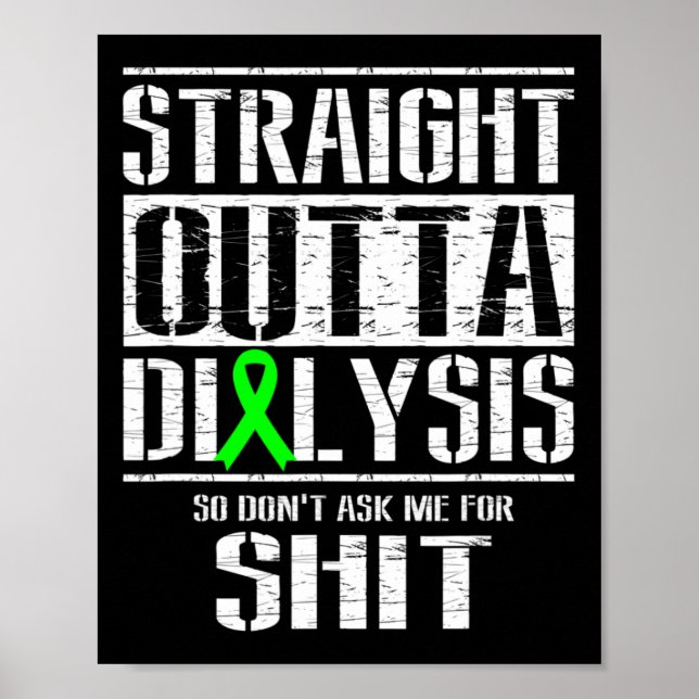 Affiche Exta Dialyse Ne me demande pas feuille Patient s'a (Devant)