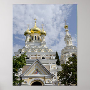 Affiche Extérieur de la cathédrale Saint-Alexandre-Nevski