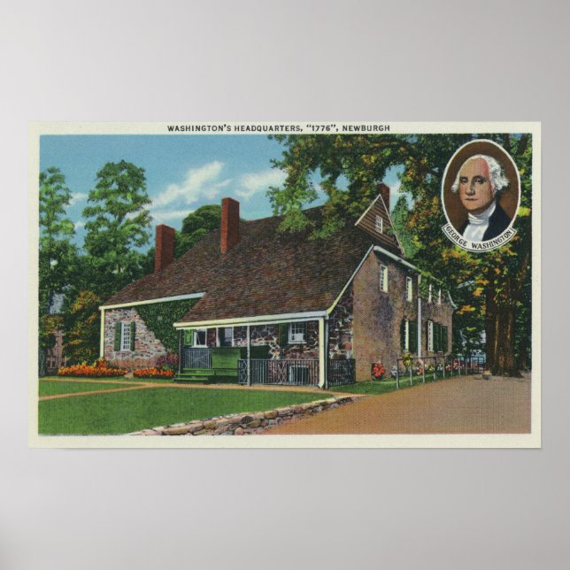 Affiche Extérieur du siège de George Washington (Devant)