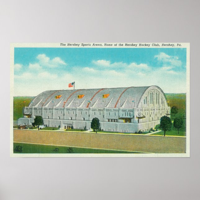 Affiche Exterior View of the Hershey Sports Area (Devant)