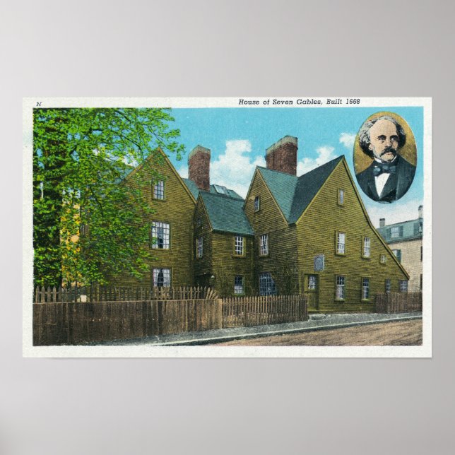Affiche Exterior View of the House of Seven Gables # 2 (Devant)