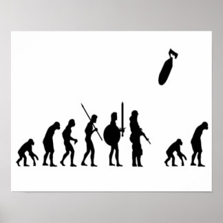 Affiche Extermination de l'évolution