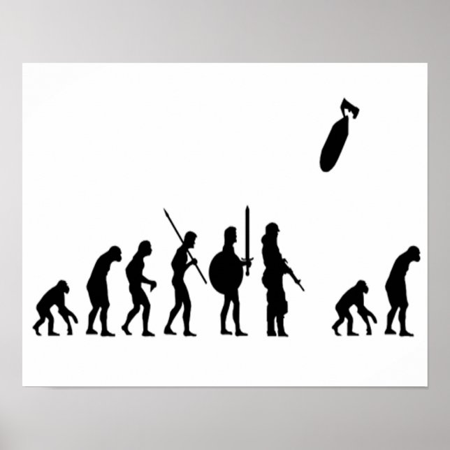 Affiche Extermination de l'évolution (Devant)