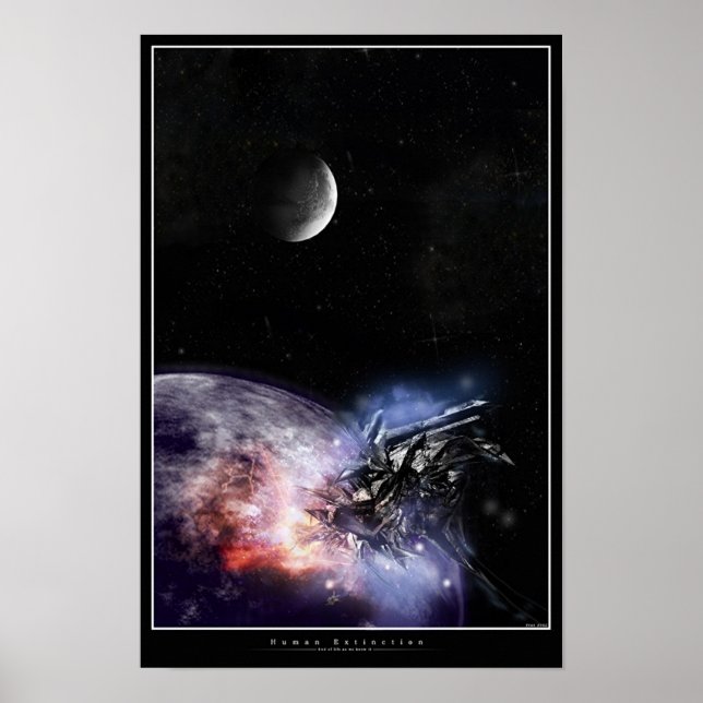 Affiche Extinction humaine (Devant)