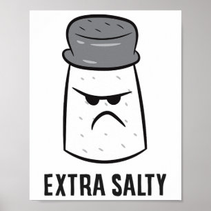 Affiche Extra Salty Funty Gamer