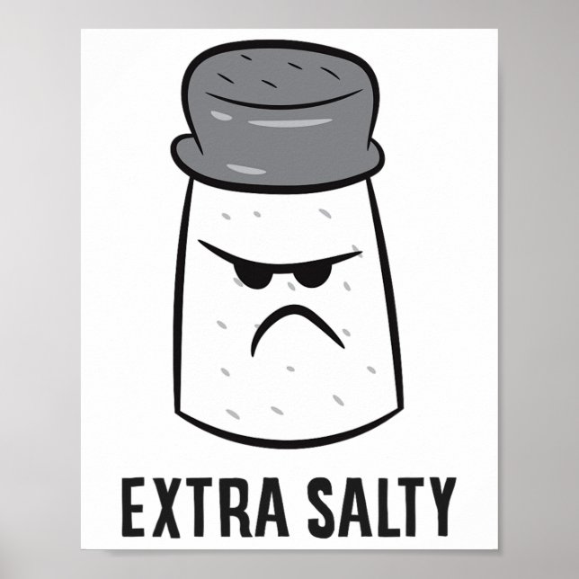 Affiche Extra Salty Funty Gamer (Devant)