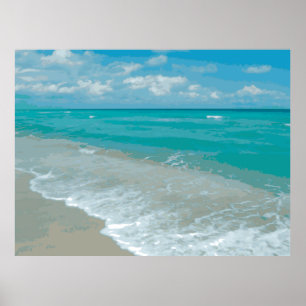 Affiche Extreme Relaxation Beach View Graphic