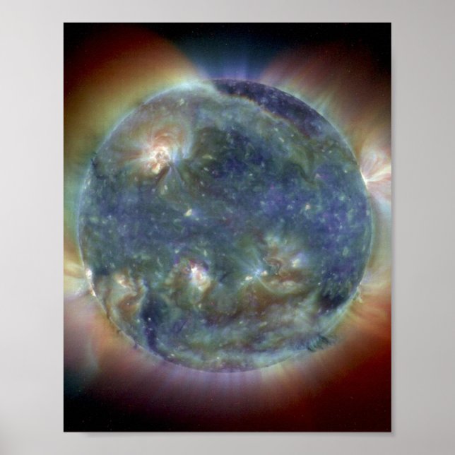 Affiche Extreme Ultraviolet Sun NASA (Devant)