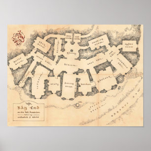 Affiche extrémité du sac