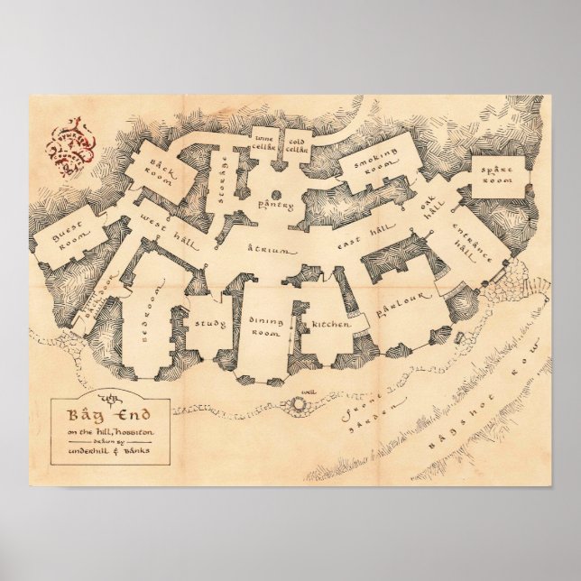 Affiche extrémité du sac (Devant)