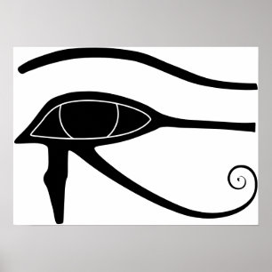 Affiche Eye of Horus - OeOeIl d'horus Hiéroglyphs Hyroglyp