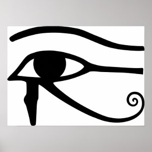 Affiche Eye of Horus - OeOeIl d'horus Hiéroglyphs Hyroglyp