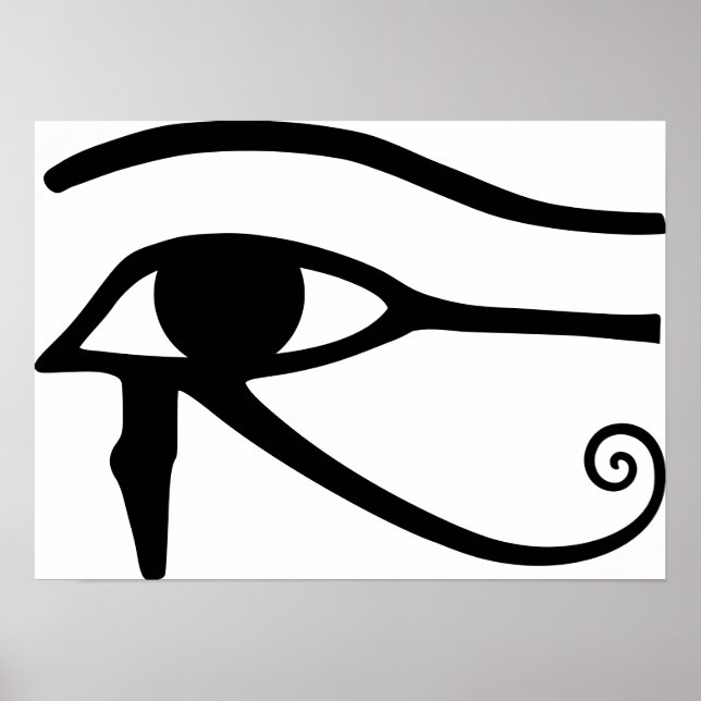 Affiche Eye of Horus - OeOeIl d'horus Hiéroglyphs Hyroglyp (Devant)
