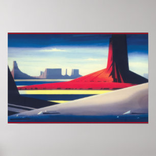 Affiche Eyvind Earle - Monument Valley - 1995; États-Unis