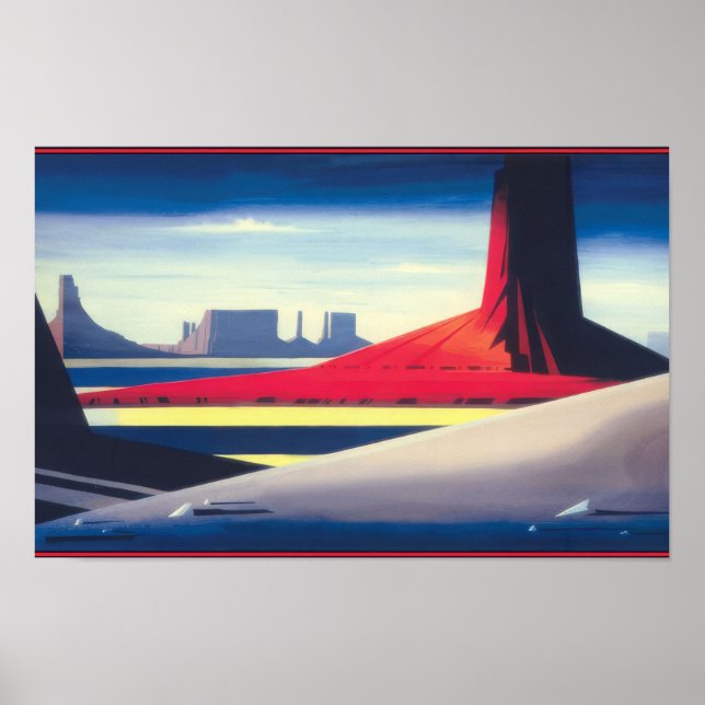 Affiche Eyvind Earle -  Monument Valley - 1995; États-Unis (Devant)