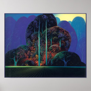 Affiche Eyvind Earle - Teintes adoucissantes du crépuscule