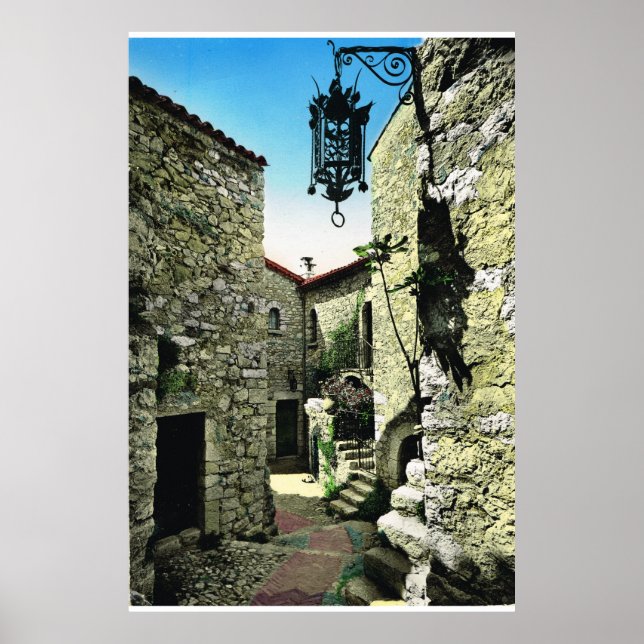 Affiche Eze, Alpes Maritime (Devant)