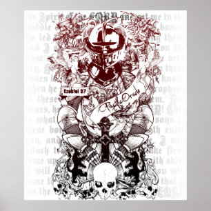 Affiche Ezekiel 37 Armée de Bones Canvas