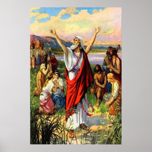 Affiche Ezra 8 Ezra prie pour l'affiche Aide de Dieu