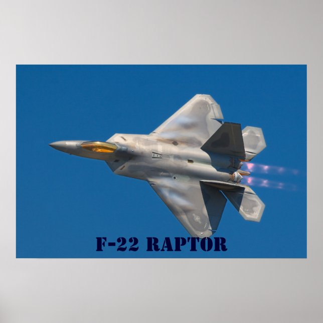 AFFICHE F22 RAPTEUR (Devant)