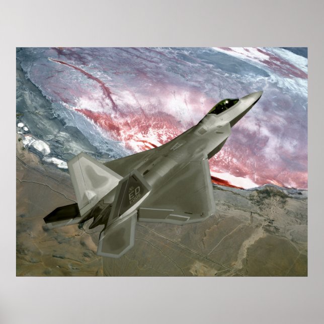Affiche F22 Raptor (Devant)