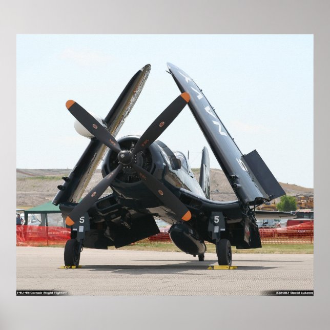 Affiche F4U-4N Corsair (Variante de chasse nocturne) (Devant)