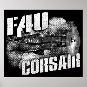 AFFICHE F4U CORSAIR