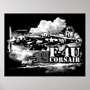 AFFICHE F4U CORSAIR
