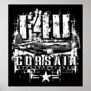 AFFICHE F4U CORSAIR