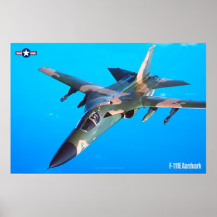 AFFICHE F-111E AARDVARK