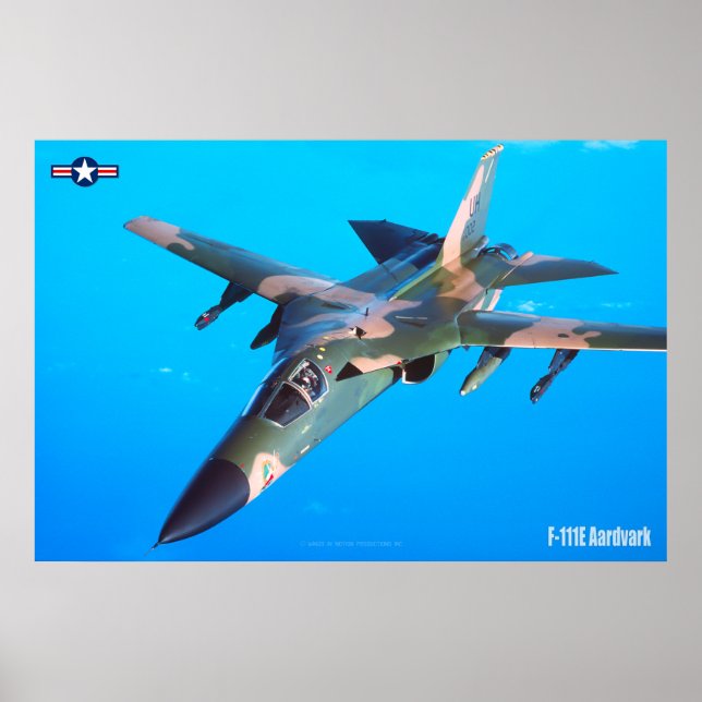 AFFICHE F-111E AARDVARK (Devant)