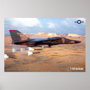 AFFICHE F-111F AARDVARK