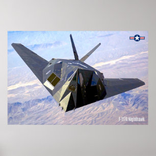 AFFICHE F-117A NUIT