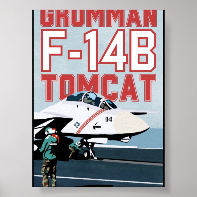 Affiche F-14 Tomcat (Devant)