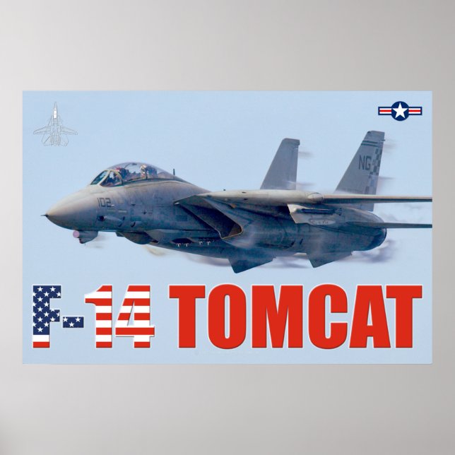 AFFICHE F-14 TOMCAT (Devant)