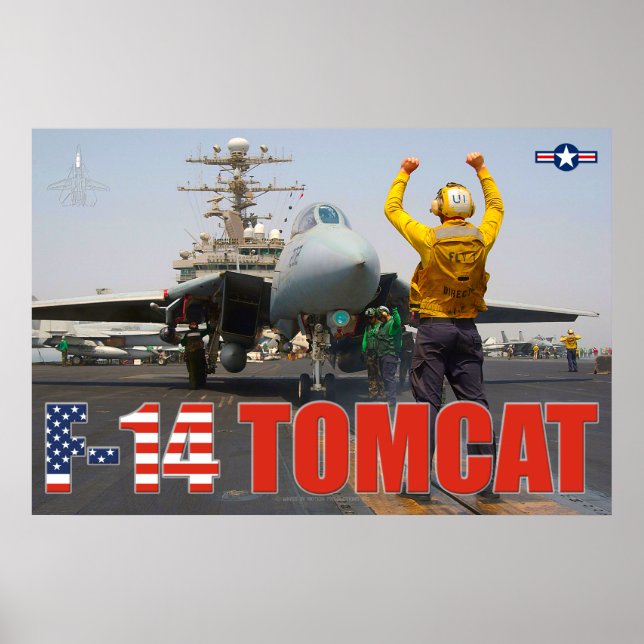 AFFICHE F-14 TOMCAT (Devant)