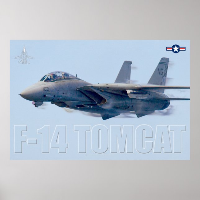 AFFICHE F-14 TOMCAT (Devant)
