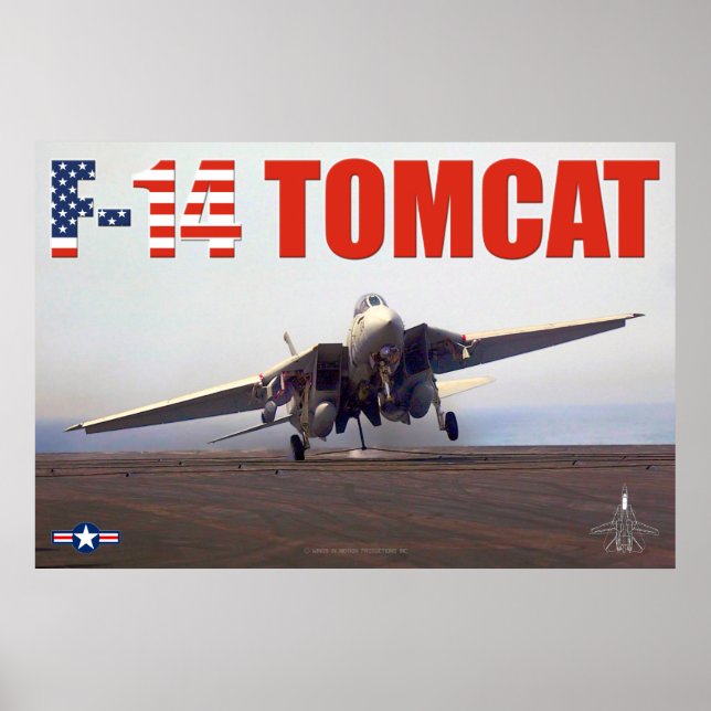 AFFICHE F-14 TOMCAT (Devant)