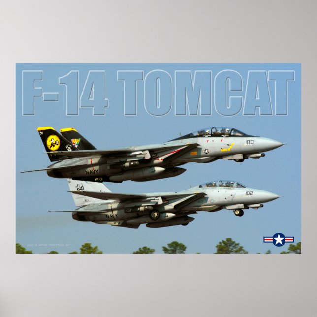 AFFICHE F-14 TOMCAT (Devant)