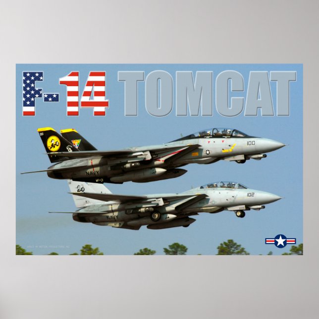 AFFICHE F-14 TOMCAT (Devant)